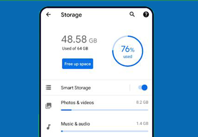মোবাইলের স্টোরেজ