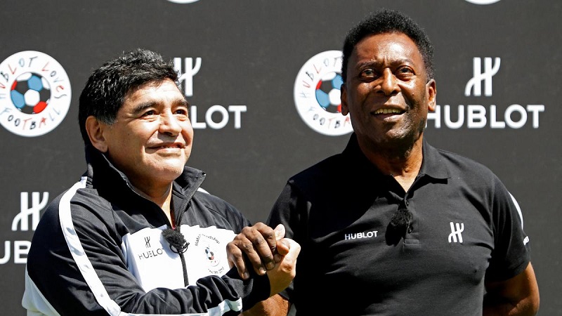 পেলে নাকি ম্যারাডোনা