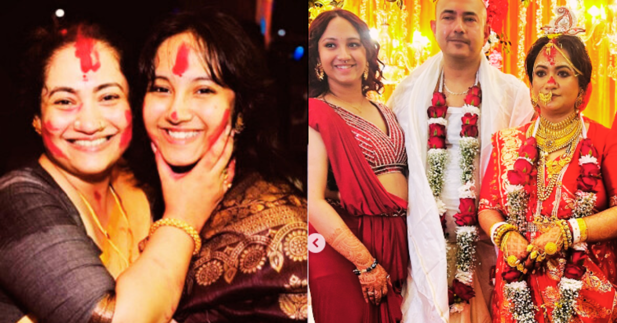 নিজের অভিনেত্রী মাকে বিয়ে দিলেন মেয়ে